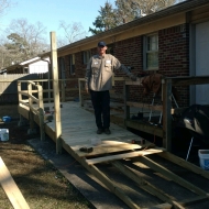 Derek, HVAC AL, building a ramp for disable children in Alabama